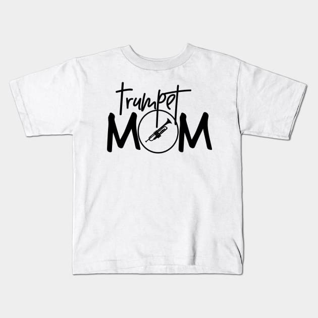 Marching Band - Funny Trumpet Mom Gift Kids T-Shirt by DnB